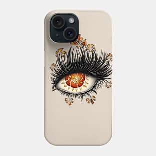 Fractured Lava Eye Phone Case