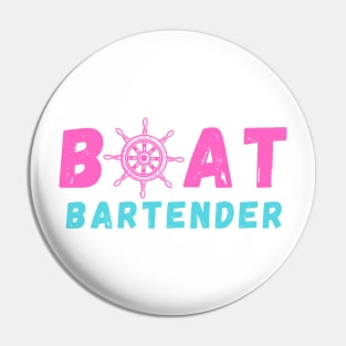 Boat Bartender Boater Pin