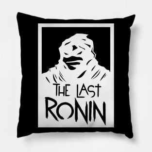 Turtle Last Ronin silohette v2 Pillow