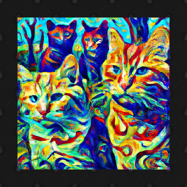 van Gogh's Cats by sk99