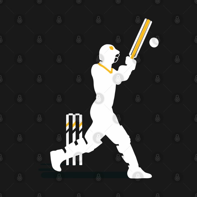 Cricket - Silhouette Dynamic Drawing by isstgeschichte