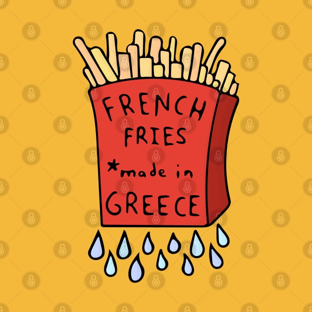 French Fries, Made in Greece by Davey's Designs