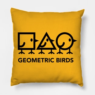 Geometric Birds Pillow