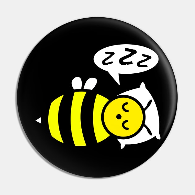Sleepy Slumber Bee Pin by ChrisWilson