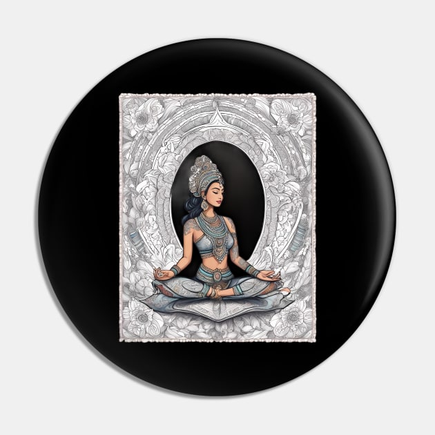 Iyengar Yoga Pin by animegirlnft