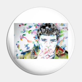 IAN CURTIS watercolor portrait .1 Pin