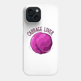 “Cabbage Lover” Cute Purple Cabbage Phone Case