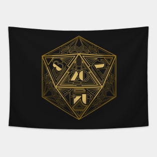 D20 Art Deco Tapestry