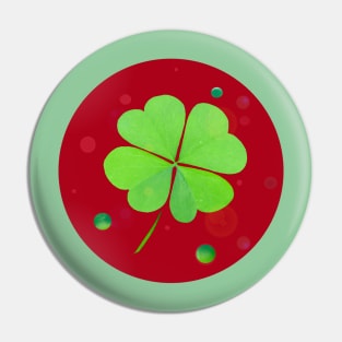 Crimson And Clover Pin