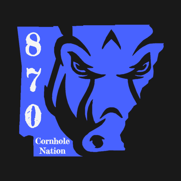 870 Hog Blue by 870 Cornhole Nation