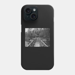 Ancient stone bridge in the town of Bakewell, Derbyshire Phone Case