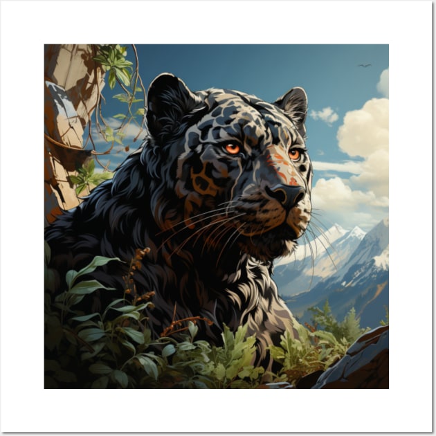 Wall Art Print, Panther