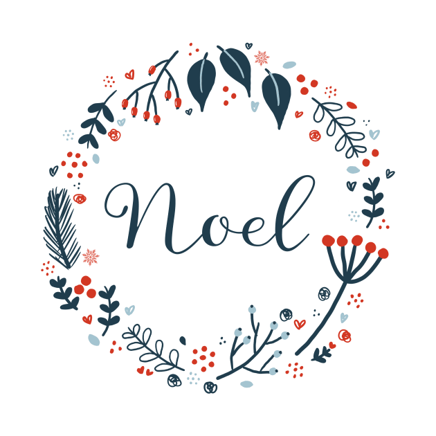 Noel Holiday Wreath by KathrinLegg