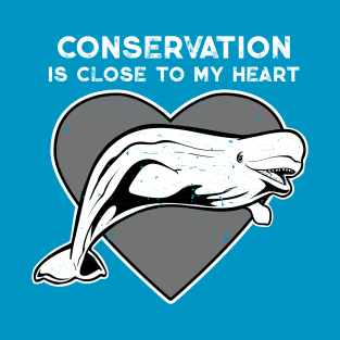 Beluga Conservation Heart T-Shirt