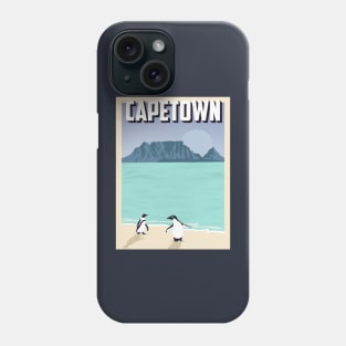 Capetown Travel Poster Phone Case