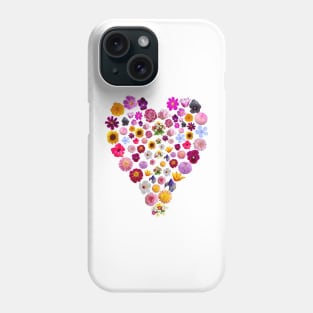 Heart full of Flowers Mothers Day Gift Phone Case