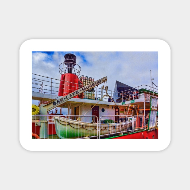 HMS Lightship. Mann Island, Liverpool Magnet by millroadgirl