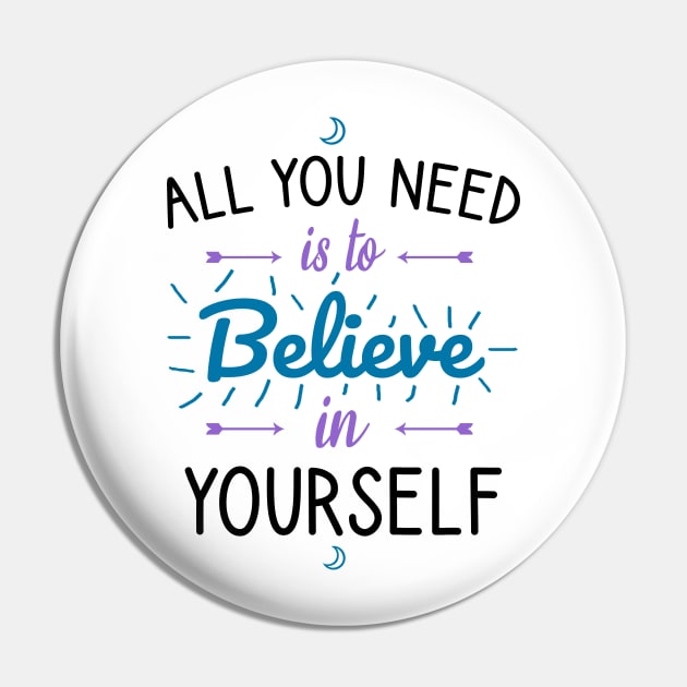 All you need is to believe in yourself Pin by cypryanus