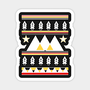 Winter Nights Pattern Magnet