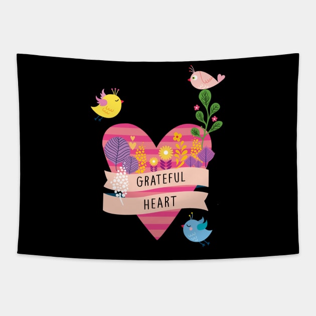 Heart Garden Tapestry by SuperrSunday