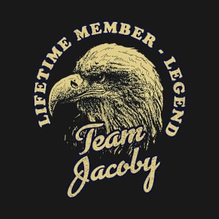 Jacoby Name - Lifetime Member Legend - Eagle T-Shirt