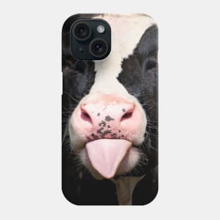 Close Up Of Little Calf Cow Funny Cute Cow Phone Case