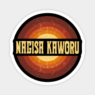 Vintage Proud Name Kaworu Anime Gifts Circle Magnet