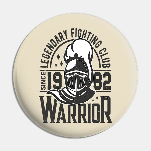 Legendary Warrior Club Pin by RamsApparel08