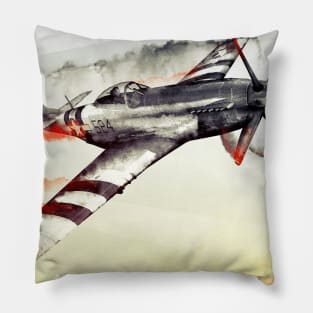 P51 Mustang Pillow