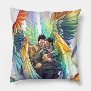 Destiel Rainbows Pillow