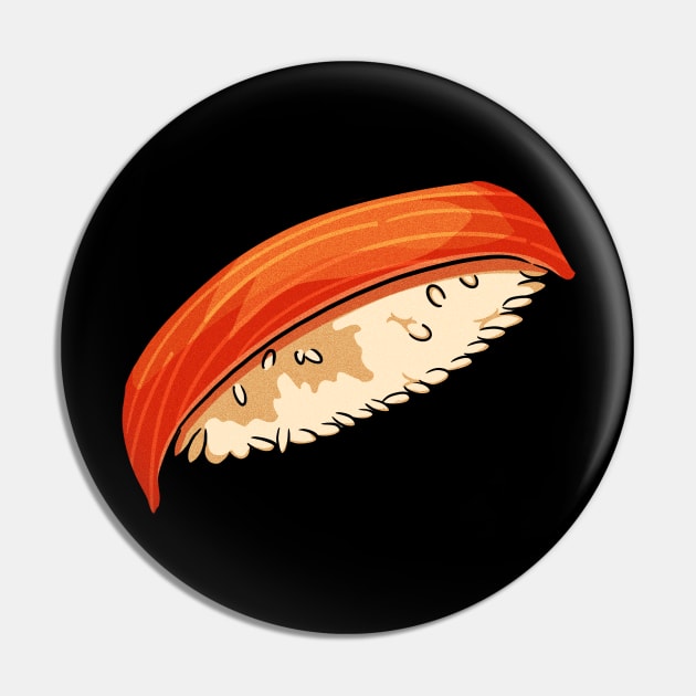 Salmon Sushi Pin by Beemeapss