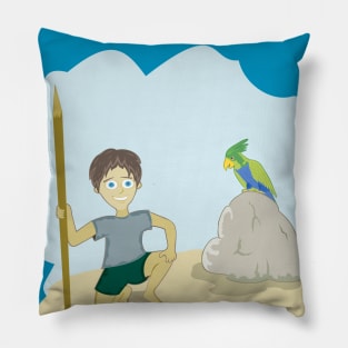 A child on the island Pillow