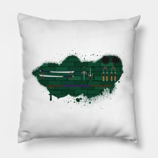 Teenage Mutant Ninja Weapons Pillow