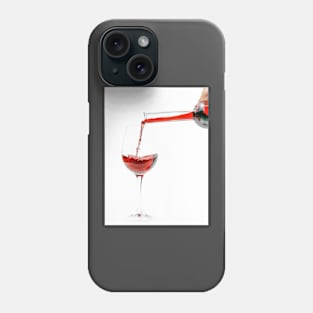 Pouring red wine Phone Case