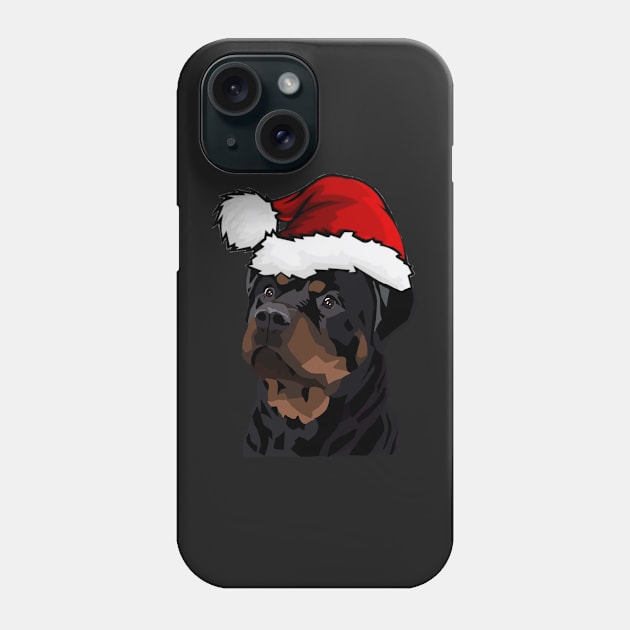 Rottweiler woofmas Phone Case by Freedomink