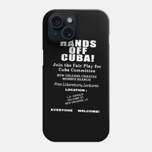 JFK Assassination Conspiracy Theory Oswald Design Phone Case