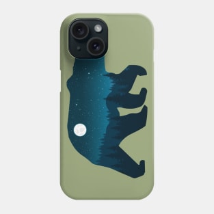 Night Forest Bear Phone Case