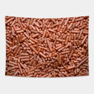 Chocolate Sprinkles Real Candy Photograph Tapestry