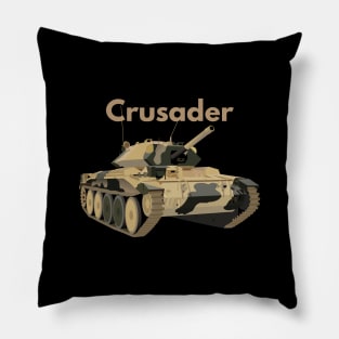 Crusader WW2 British Tank Pillow