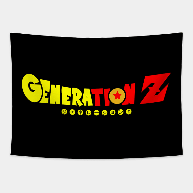 Generation Z Gen Z Slogan Tapestry by BoggsNicolas