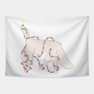 Christmas Borzoi Tapestry