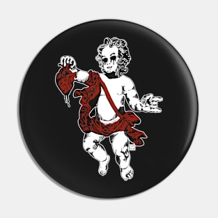 LOVE CUPID VALENTINES CHERUB HEART BREAKER DESIGN Pin