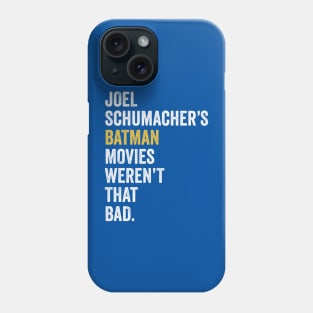 Joel Schumacher's Batman Phone Case