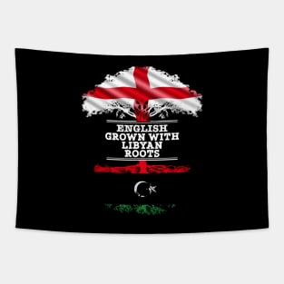 English Grown With Libyan Roots - Gift for Libyan With Roots From Libya Tapestry