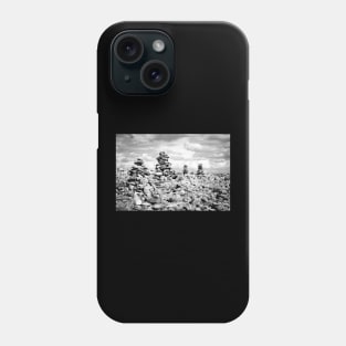 Stone cairns on Aran Islands, Co. Galway, Ireland Phone Case