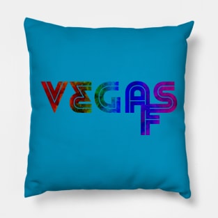 Vegas AF Rainbow Pillow