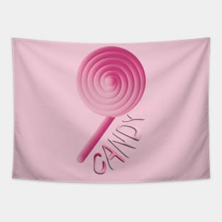 candy pink Tapestry