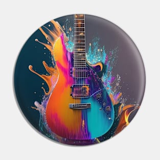 Splash Guitar Pin