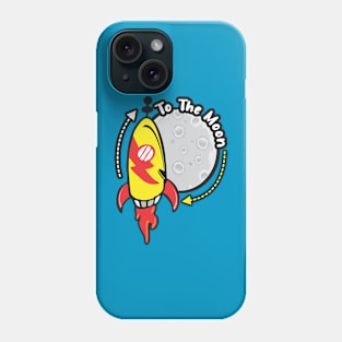 To the Moon Artwork by pams Phone Case