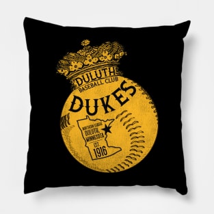 Defunct Duluth Dukes Baseball Team Pillow